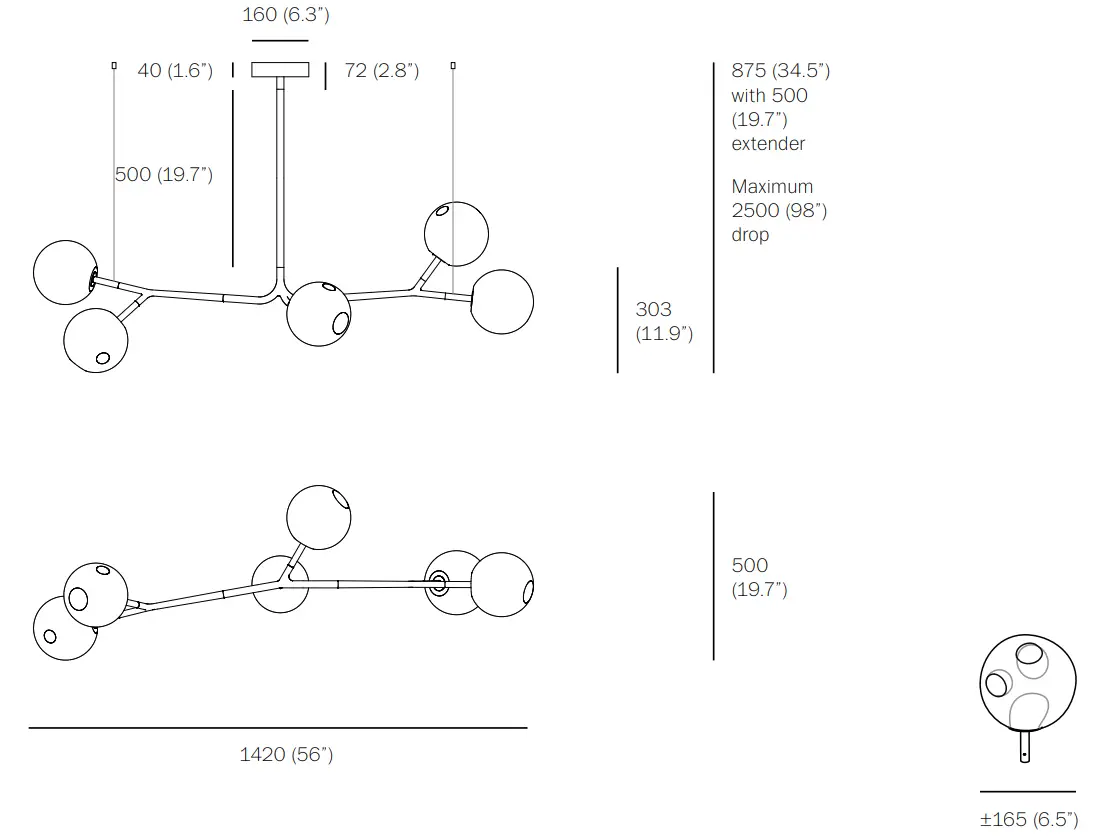 BOCCI 28.5a.1 LED Ceiling Lamp - fig 1