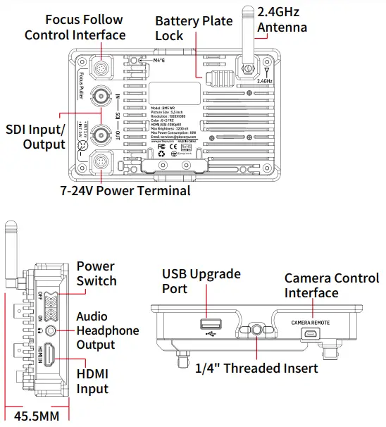 PortKeys BM5WR 2200nit Anti-Fingerprint 5.5-Inch Wide Color Gamut Screen-fig3