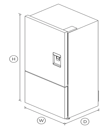 FISHER-PAYKEL-RF522BRPUX7-Freestanding-Refrigerator-Freezer-79cm-494L-Ice-amp;-Water-1