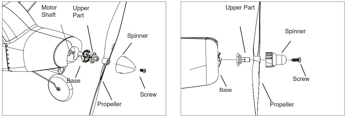 MODSTER BF 109 E 400mm Electric Motor Plane - 16