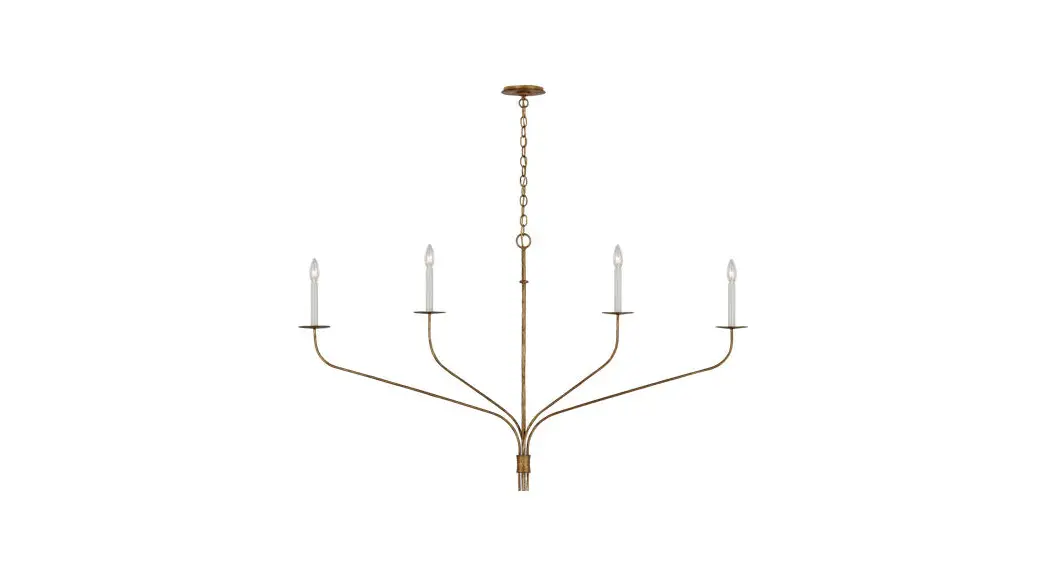 Visual Comfort Ig Ikf5755ai Belfair Grande Four Light Linear Chandelier Instruction Manual