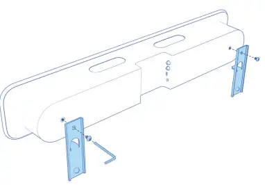 Heckler H891 AV Credenza Mini for Video Conferencing Meeting Rooms-fig12