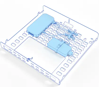 Heckler H891 AV Credenza Mini for Video Conferencing Meeting Rooms-fig5