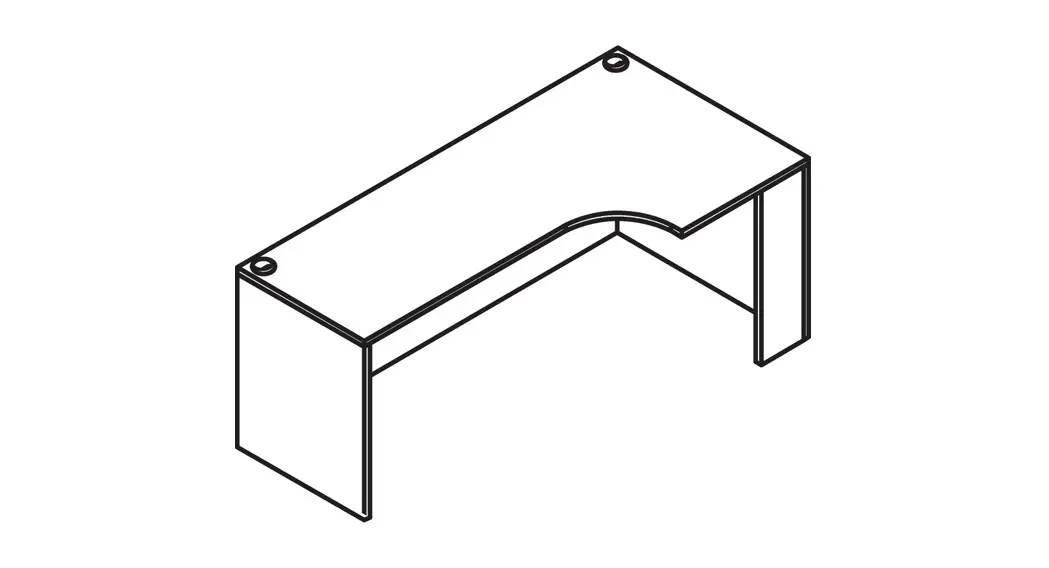 Lorell 69904/69905/34395/69908/69909/34396/69599/18268 Credenza With Right Corner Extension Installation Guide