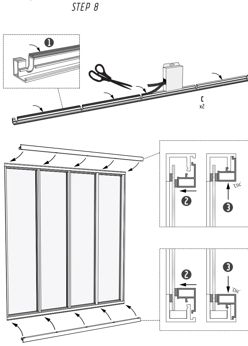 Kit atelier 4 Panels Glass Window - fig 10