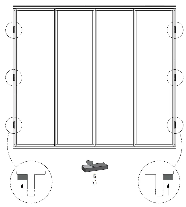 Kit atelier 4 Panels Glass Window - fig 4