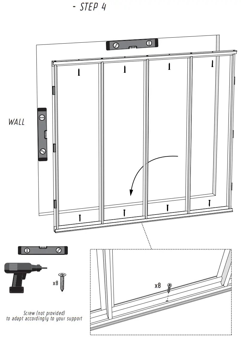 Kit atelier 4 Panels Glass Window - fig 6