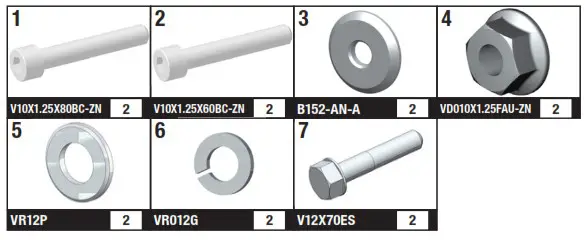 rizoma AZ402 Handlebar Risers - Riser kit 2