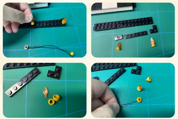 GAME-OF-BAICKS-76392-Light-Kit-for-Hogwarts-Wizard’s-Chess-FIG-2