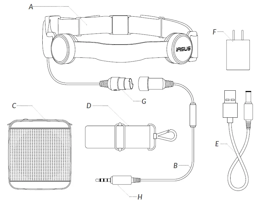 IASUS IA-FR-SPKR-104-BK Ten-4 Throat Mic and Speaker Amplifier Kit-1