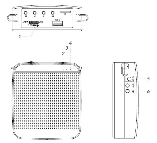 IASUS IA-FR-SPKR-104-BK Ten-4 Throat Mic and Speaker Amplifier Kit-2