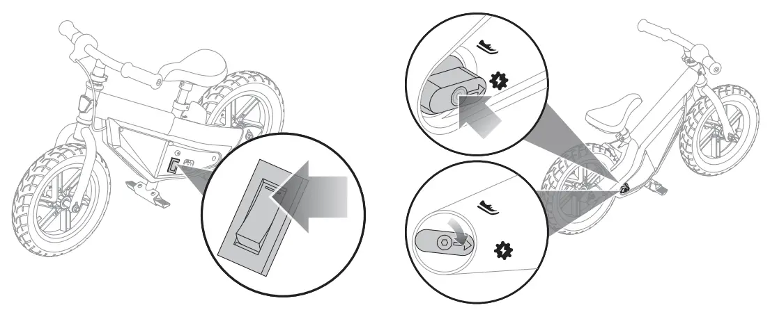 Low Speed Electric Assist UP TO 3 MPH