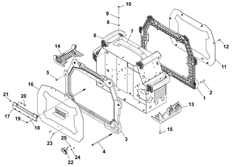 ESAB EMP 205ic AC DC Multi Process Welder - 1