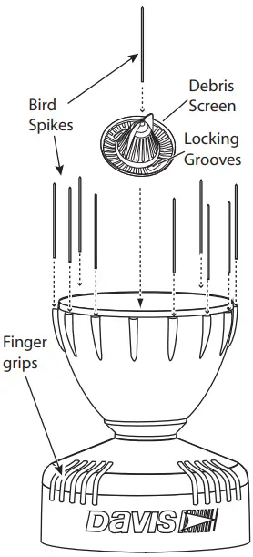 DAVIS 6466 Rain Collector-FIG8