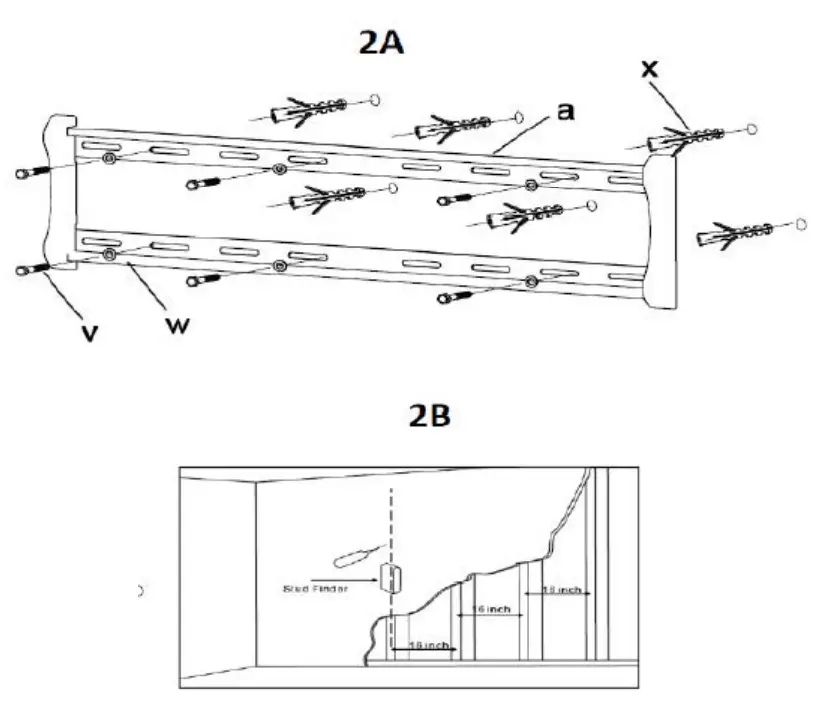 Kimex 012-1244 Tilting Wall Mount Support - fig 3