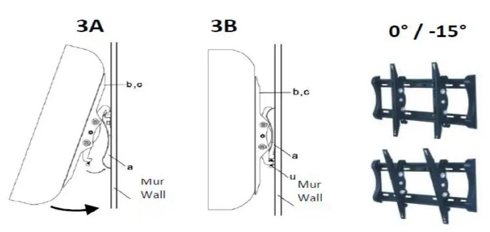 Kimex 012-1244 Tilting Wall Mount Support - fig 4