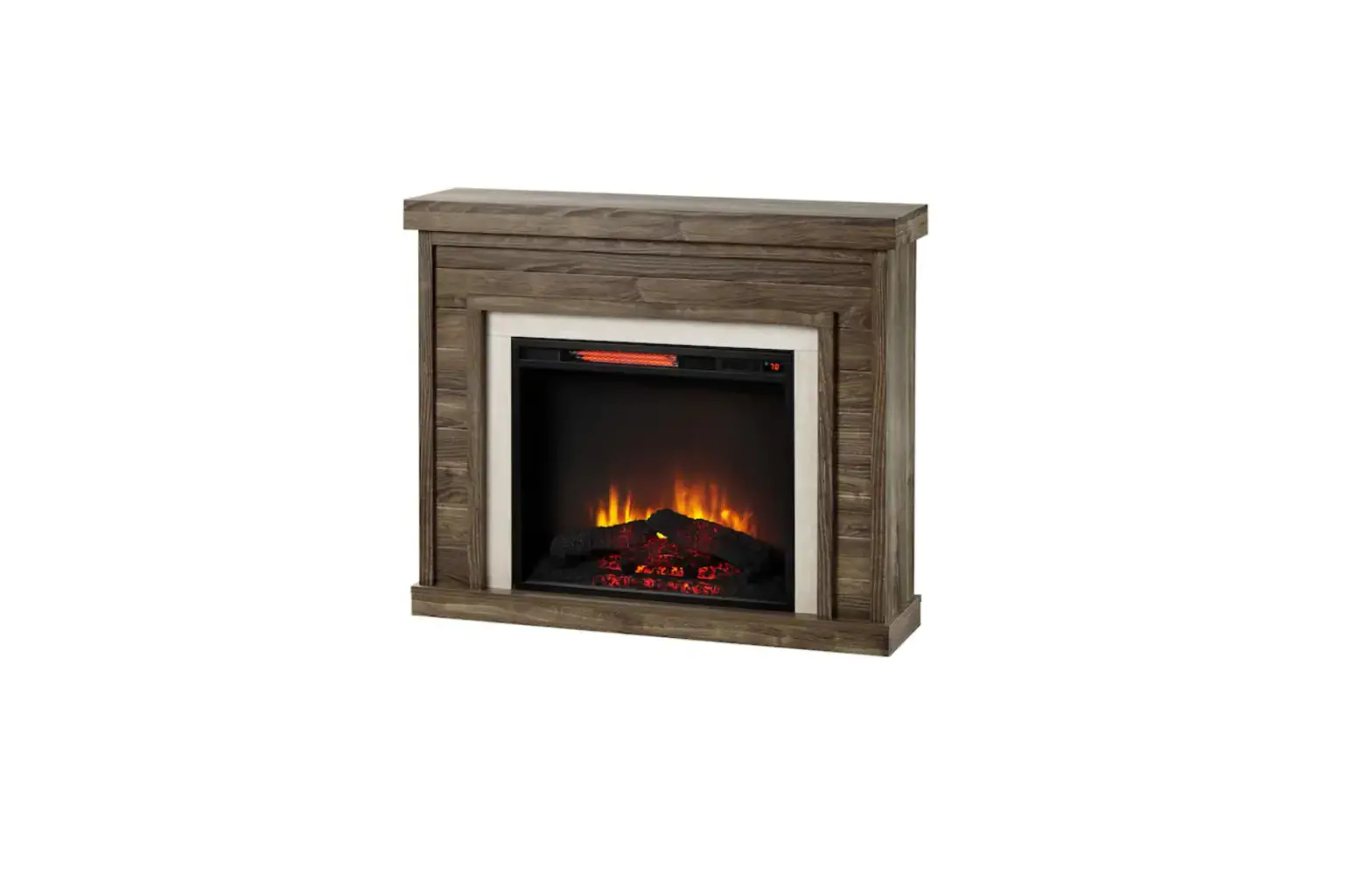 Home Decorators Collection 1834fm-23-328 Grafton 40 Inch Freestanding Travertine Surround Electric Fireplace User Guide