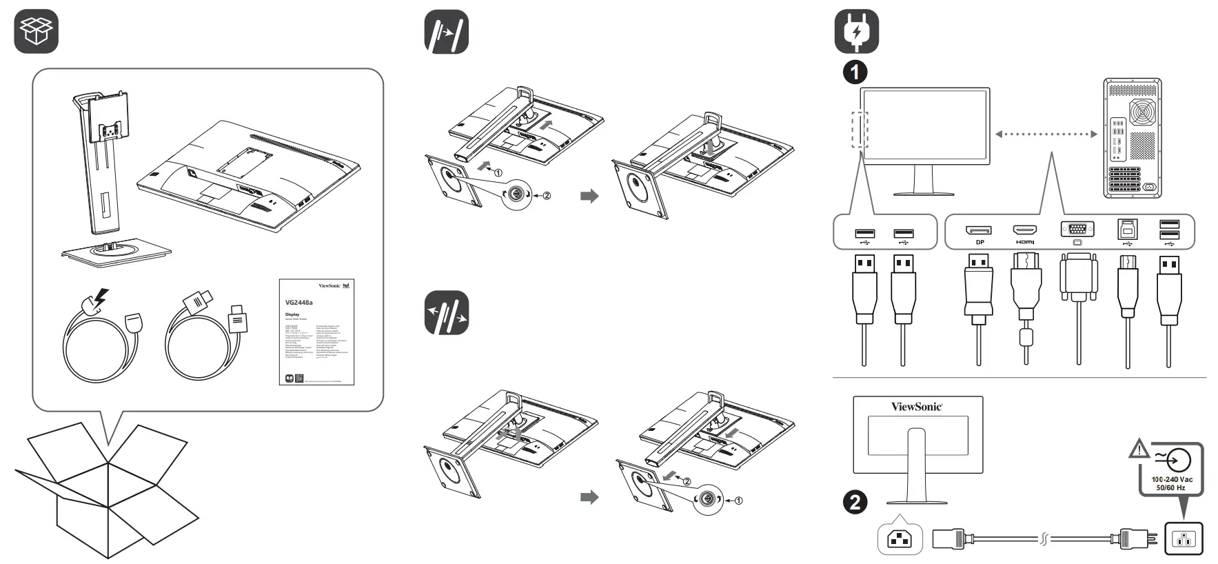 ViewSonic VG2448a Smart LED Display - fig 1