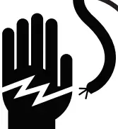 electric warrning icon