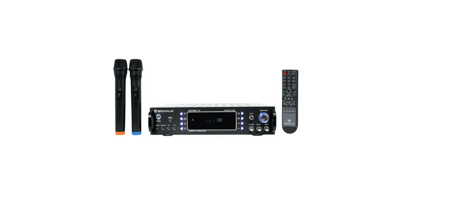 Rockville Rpa70wbt V2 Professional Mixing Karaoke Amplifier With Bluetooth Owner's Manual Rockville Rpa70wbt V2 Professional Mixing Karaoke Amplifier With Bluetooth Owner's Manual