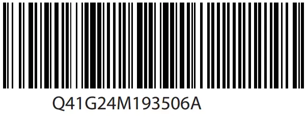 PLANAR PZD2410 LCD Monitor bar code