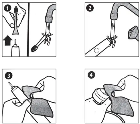 PHILIPS 1741F Smart HD Display Sonic ToothBrush User Manual - Cleaning Your Smart Toothbrush