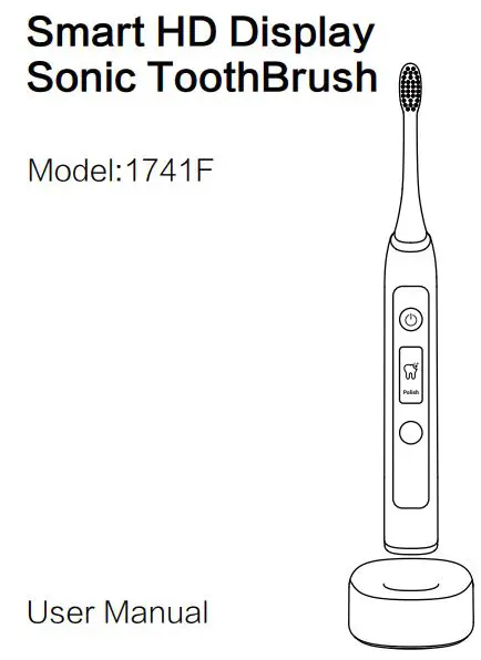 PHILIPS 1741F Smart HD Display Sonic ToothBrush User Manual