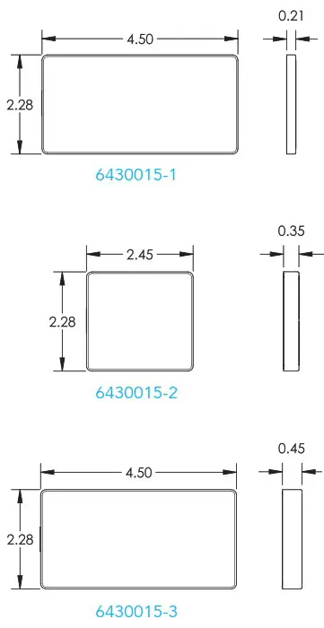 TRUE BLUE POWER TWC15 Series Wireless Chargers - Technical specifications