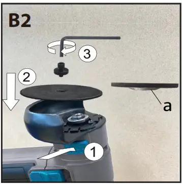 ALDI 707085 20 V Li Ion Mini Grinder - Assembly 3