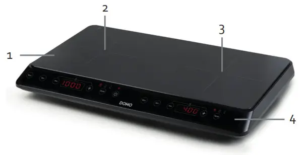 DOMO DO338IP Induction Cooking Plate - fig2
