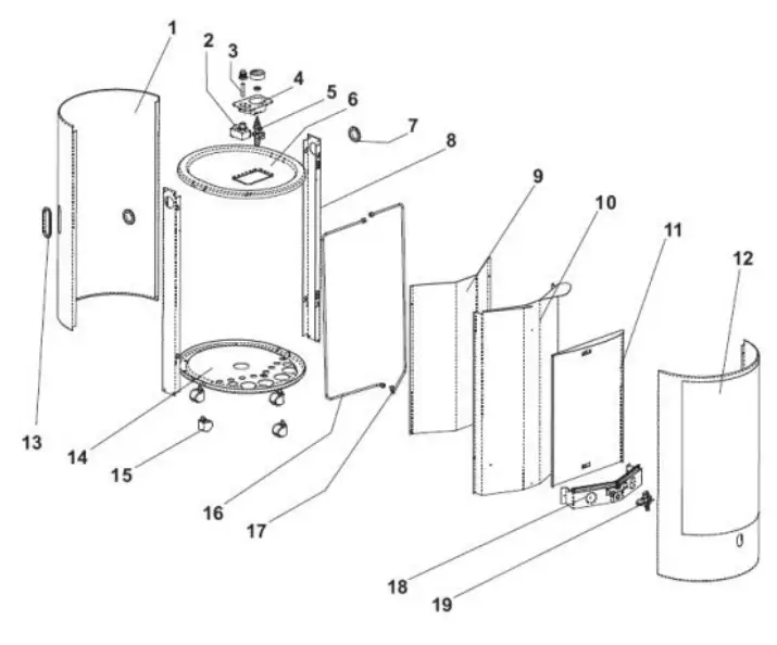 TMC Blue Belle Chic To Free Flame Heater - Fig16