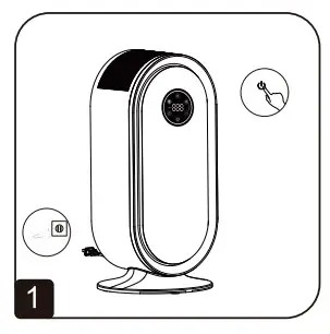 Elechomes P300 Air Purifier - Power