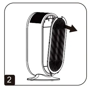 Elechomes P300 Air Purifier - case