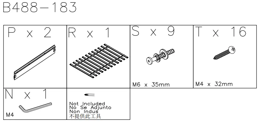 ASHLEY B488-53 Furniture Twin Panel Bed 2