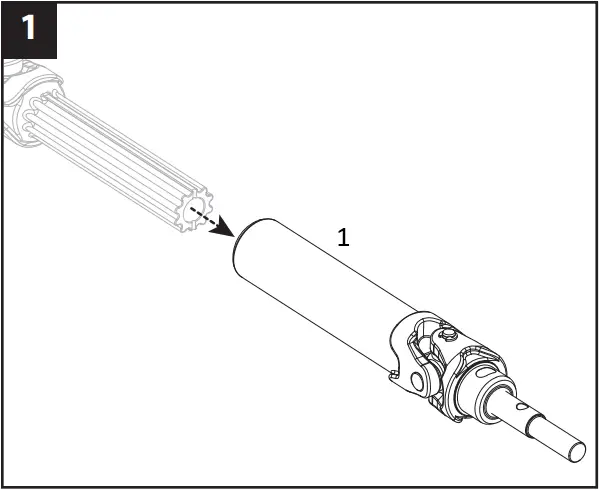 TRAXXAS KC2897-R02 Wide Maxx Extended Outer Half Shaft 1