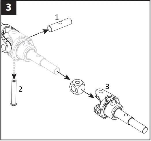 TRAXXAS KC2897-R02 Wide Maxx Extended Outer Half Shaft 3