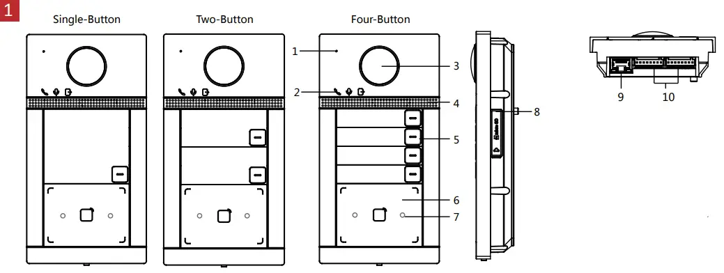 HIKVISION DS-KV8X13-M Video Intercom Villa Door Station-