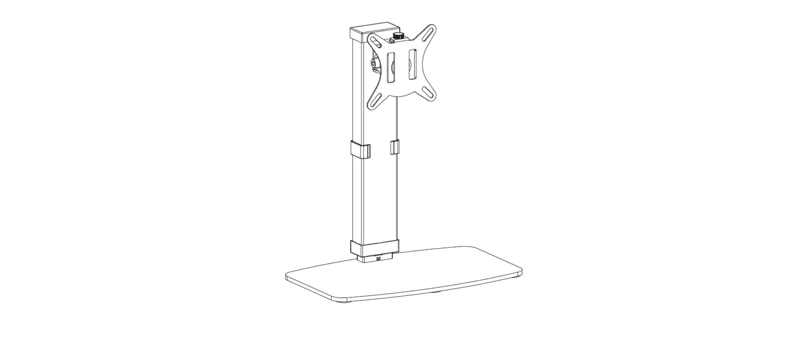 Equip 650126 17-32 Inch Free-standing Monitor Stand Instruction Manual