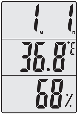 MAJOR TECH MT662 Desktop Thermo Hygrometer - fig 1