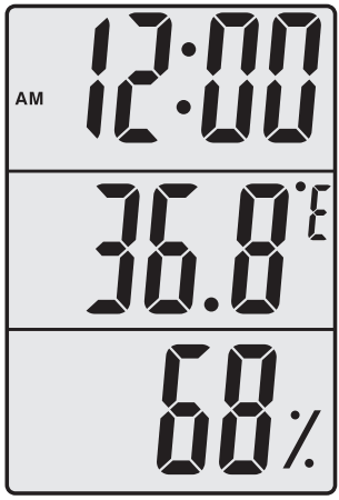MAJOR TECH MT662 Desktop Thermo Hygrometer - fig