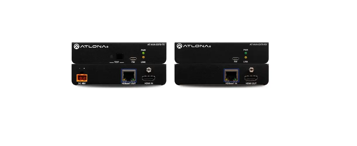 Atlona At-ava-ex70-kit 4k/uhd Hdmi Extender Kit With Remote Power Installation Guide Atlona At-ava-ex70-kit 4k/uhd Hdmi Extender Kit With Remote Power Installation Guide