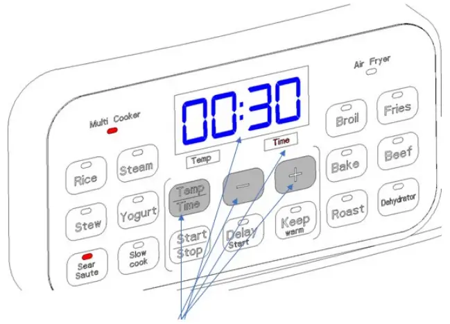kogan KAMTARICOKA 14-in-1 Air Fryer & Multi Cooker - figure 8