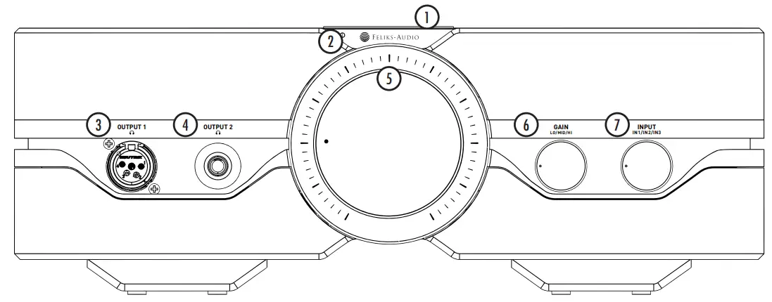 FELIKS-AUDIO ENVY Headphone Tube Power Amplifier - fig 2