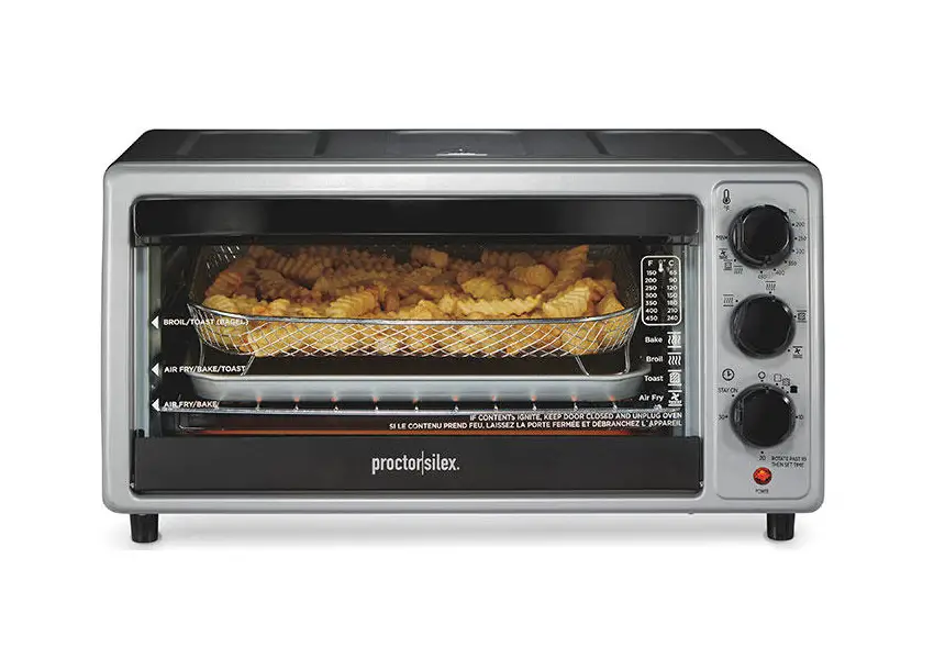 Proctor Silex 31275 6 Slice Simply Crisp Air Fryer Toaster Oven Instruction Manual