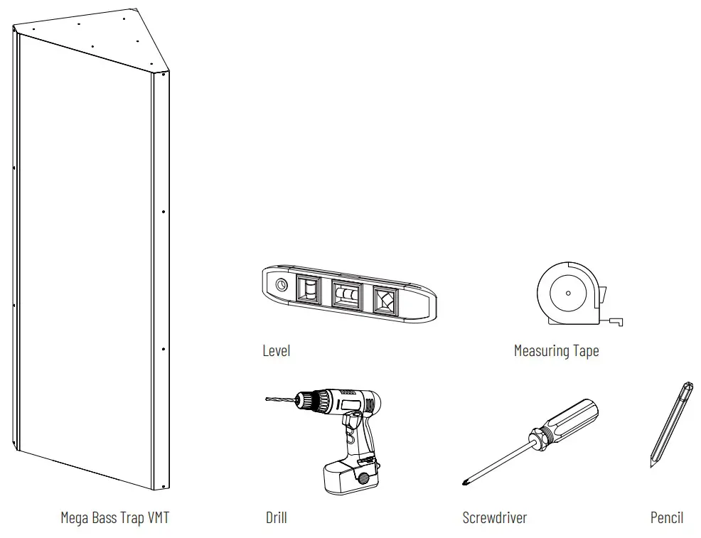 VICOUSTIC Mega Bass Trap VMT Bass Trap Kit - fig 2