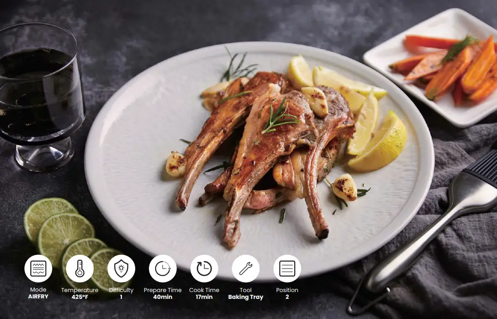 Roasted Lamb Chops with Rosemary and Garlic