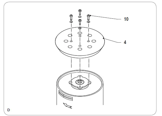 FERM ESM1010 Random Orbital Sander 430W 3