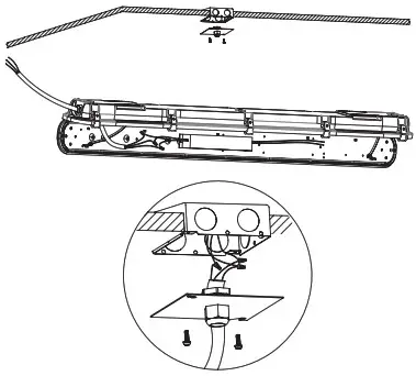 PORTOR LIGHTING PT-VT2 Series 4 LED Vaportight Luminaire - INSTALLATION 6