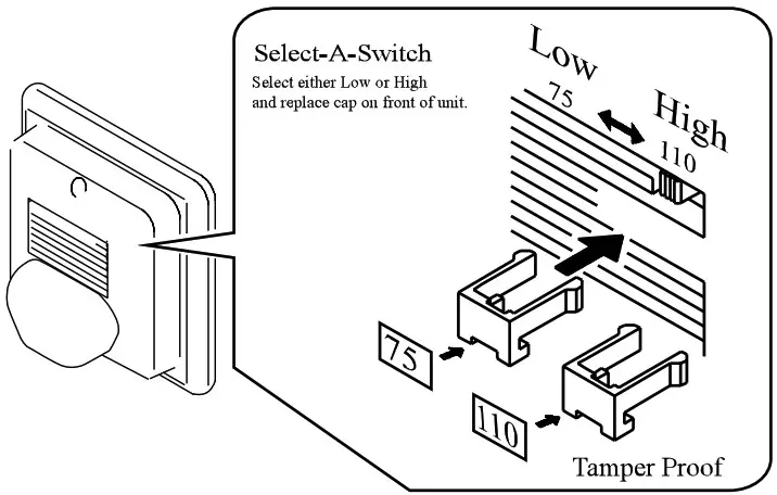 POTTER SL24W 75110 Select A Strobe - overview 1