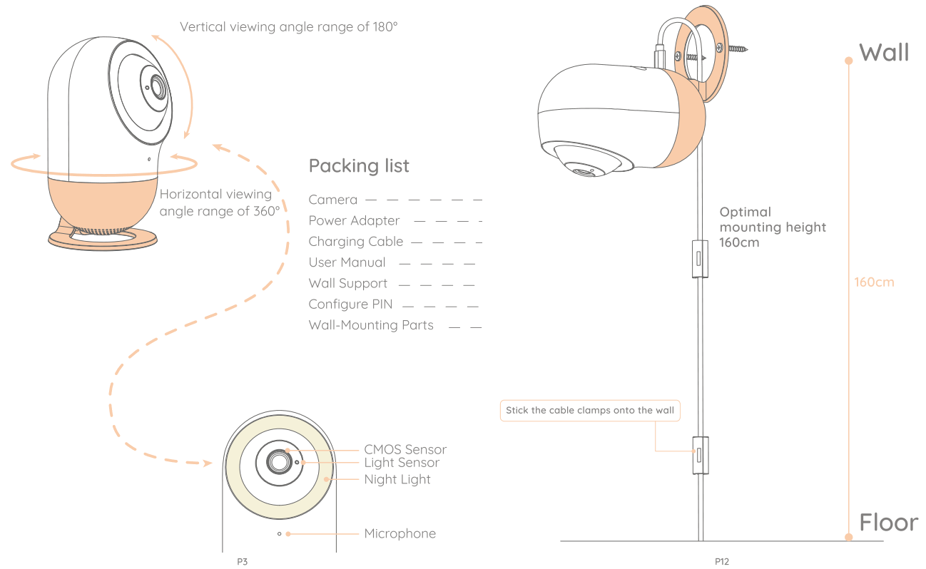 ebemate U1 Plus Smart Baby Monitor - product in